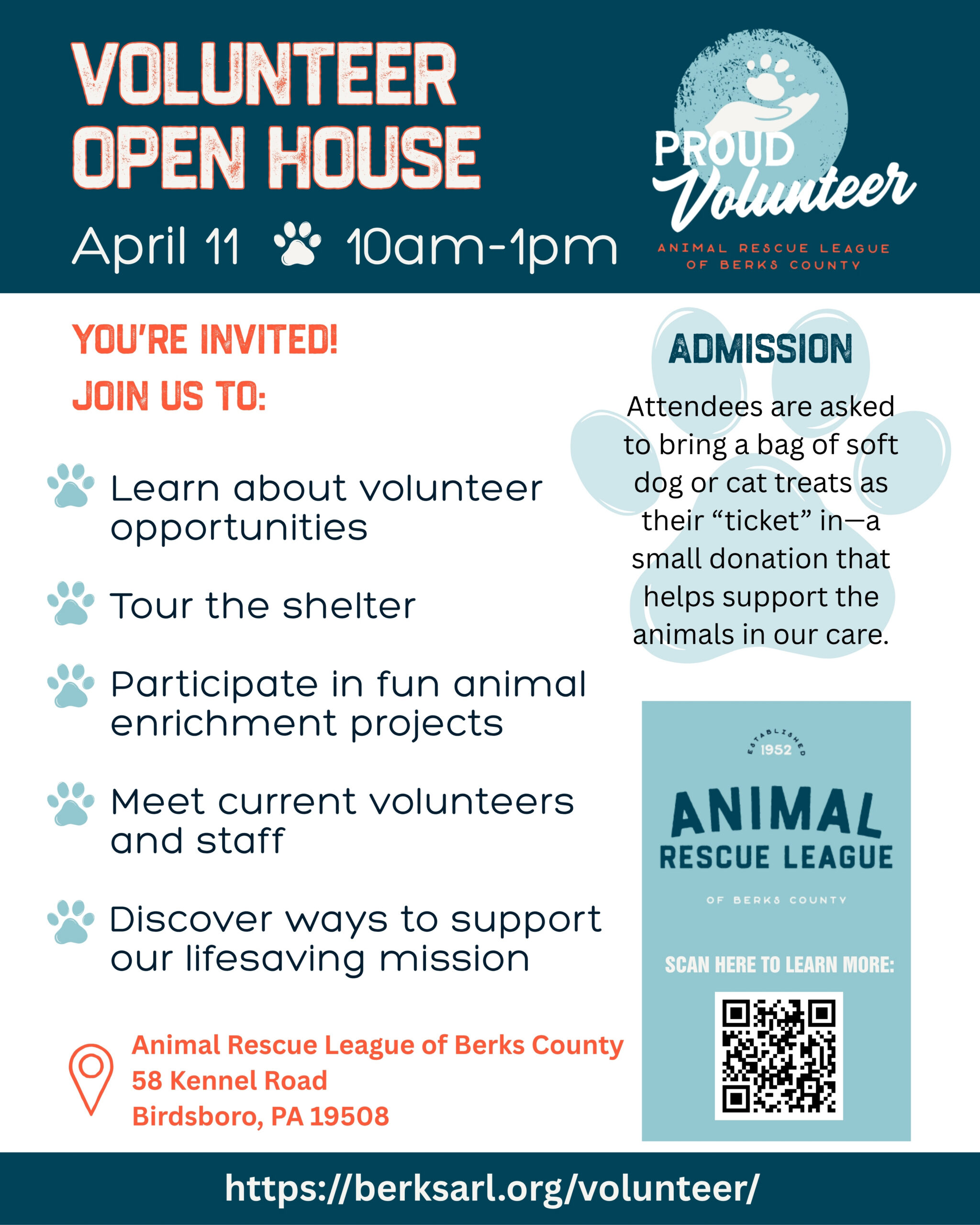 volunteer open house